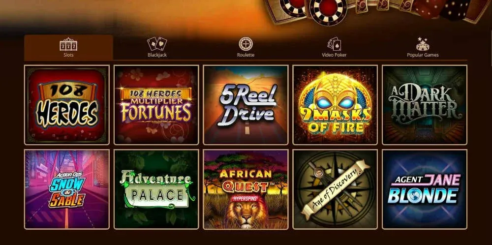 Games and Software at River Belle Casino