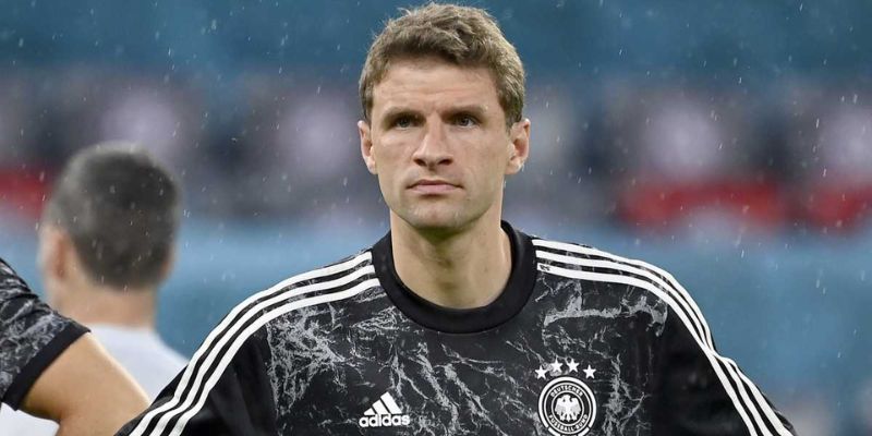 Soccer striker Thomas Muller